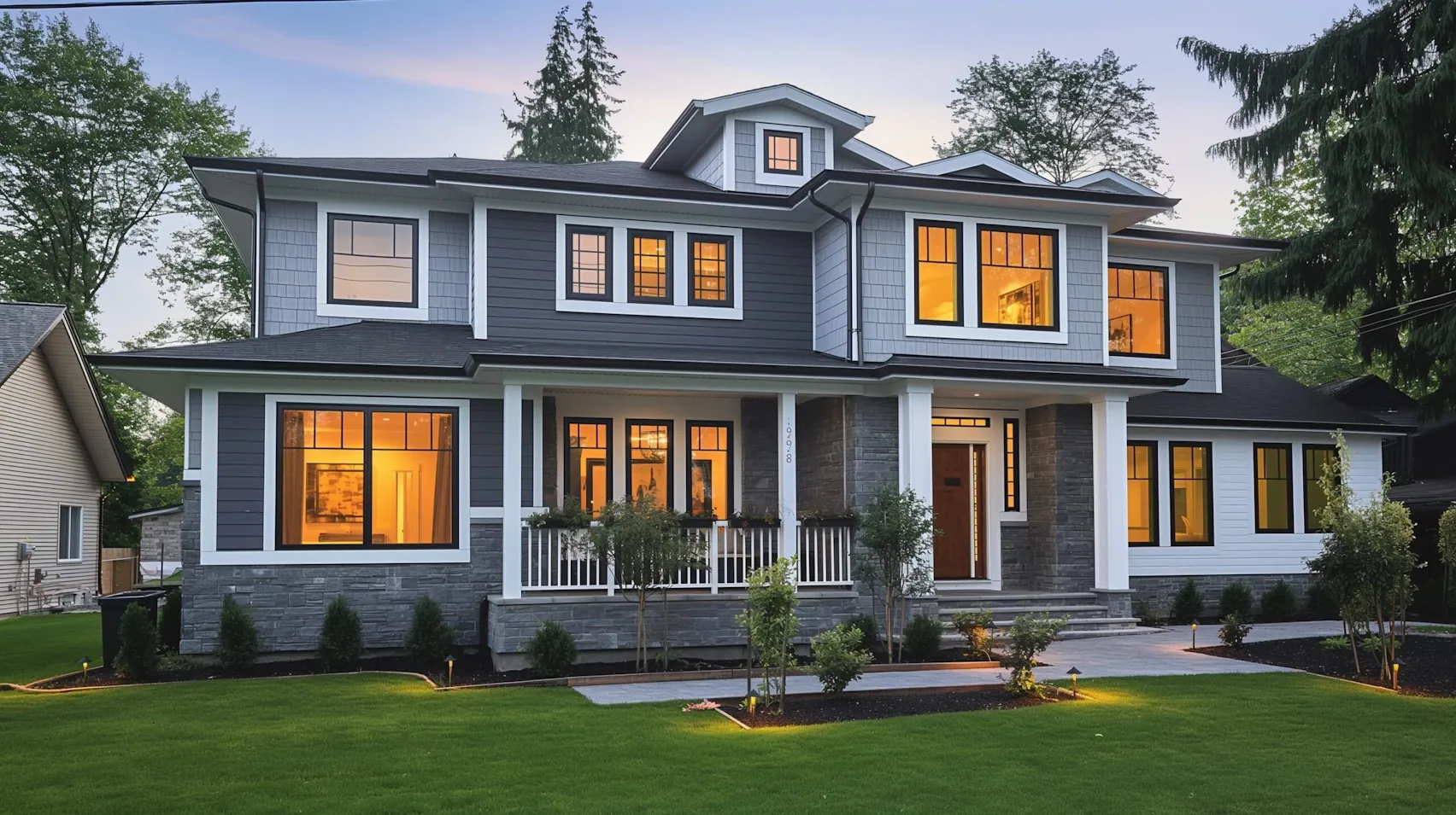 Composite siding installation in Tulsa, OK